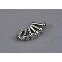 Tornillos de máquina de cabeza con arandela 3x12 mm Traxxas TRX3186