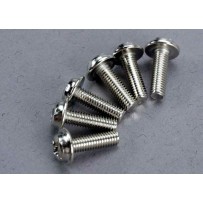 Tornillos de máquina de cabeza con arandela 3x10 mm Traxxas TRX3193