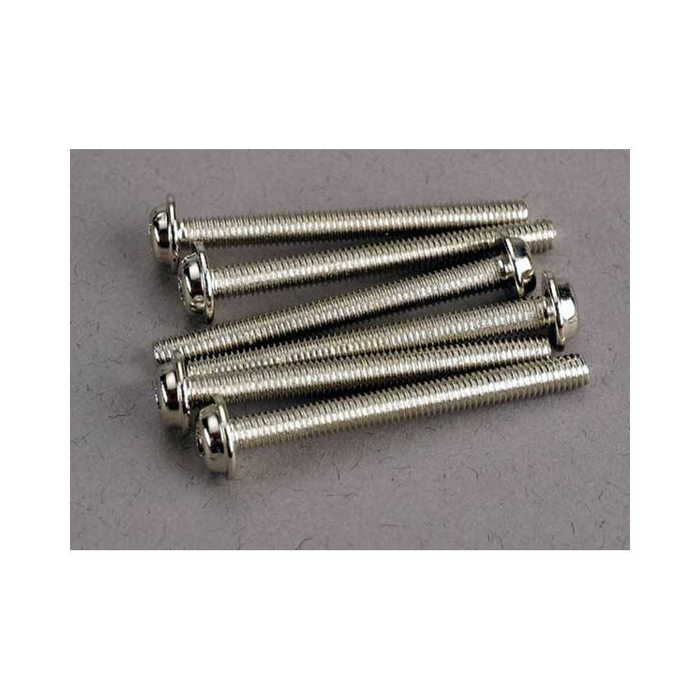 Traxxas Screws 3x30mm washerhead machine (6) TRX3196 Traxxas Screws 3x30mm washerhead machine (6) TRX3196