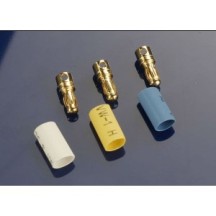 Traxxas Bullet connectors male 3.5mm (3) heat shrink TRX3342
