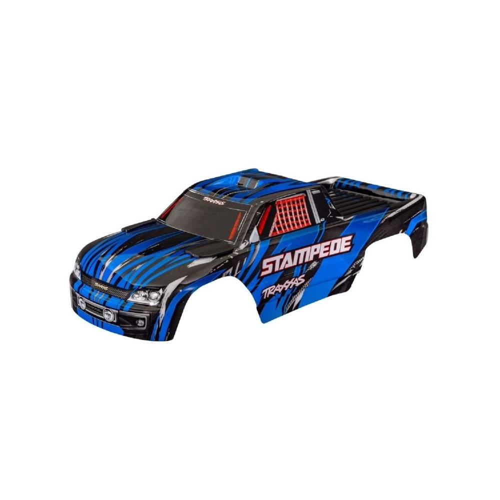 Carrocería Traxxas Stampede / Stampede VXL azul (pintada y con pegatinas aplicadas) – TRX3620A-BLUE Carrocería Traxxas Stampede / Stampede VXL azul (pintada y con pegatinas aplicadas) – TRX3620A-BLUE