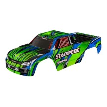 Carrocería Traxxas Stampede / Stampede VXL verde (pintada y con pegatinas aplicadas) – TRX3620A-GRN