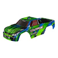 Carrocería Traxxas Stampede / Stampede VXL verde (pintada y con pegatinas aplicadas) – TRX3620A-GRN