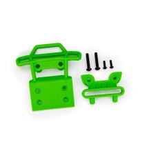 Soporte parachoques delantero verde Traxxas TRX3621-GRN