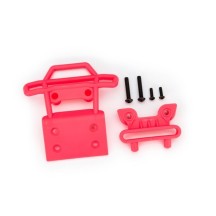 Soporte parachoques delantero rosa Traxxas TRX3621-PINK
