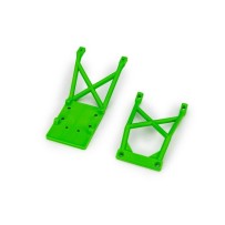 Placas protectoras delanteras y traseras verdes Traxxas TRX3623-GRN