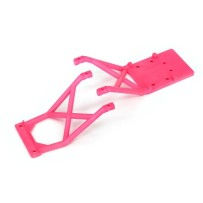 Protectores de chasis delantero y trasero rosa Traxxas TRX3623P
