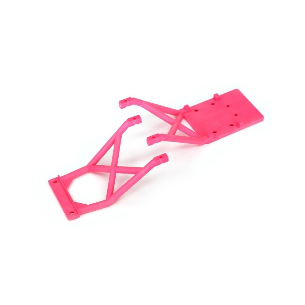 Placas protección skid delanteras traseras rosa Traxxas TRX3623P Placas protección skid delanteras traseras rosa Traxxas TRX3623P