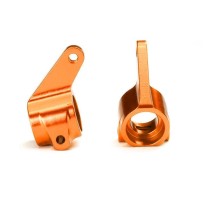 Bloques de dirección de aluminio anodizado naranja izquierdo y derecho Traxxas TRX3636T