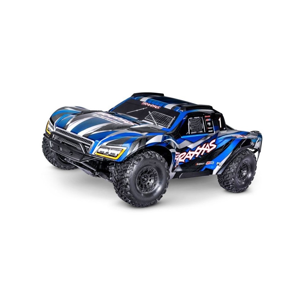 Traxxas Maxx Slash 1-8 4WD 6S Brushless Short Course Truck - Blue TRX102076-4BLUE Traxxas Maxx Slash 1-8 4WD 6S Brushless Short Course Truck - Blue TRX102076-4BLUE