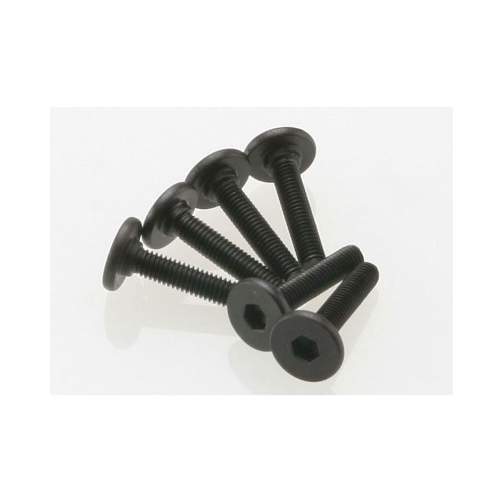 Traxxas Screws 3x15mm flat-head machine (hex drive) (6) TRX3646 Traxxas Screws 3x15mm flat-head machine (hex drive) (6) TRX3646