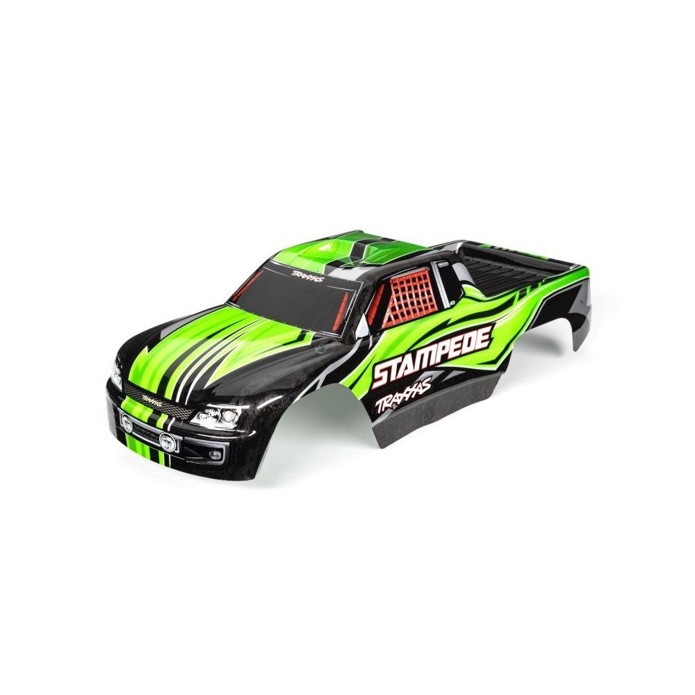 Carrocería Stampede verde pintada Traxxas TRX3651G