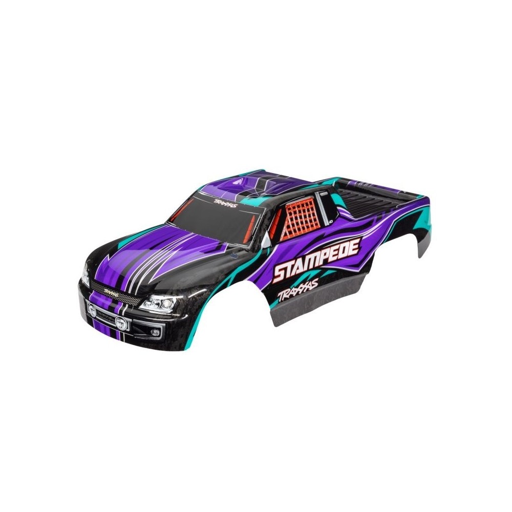 Carrocería Stampede púrpura pintada Traxxas TRX3651P