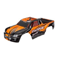 Carrocería Stampede naranja pintada Traxxas TRX3651T