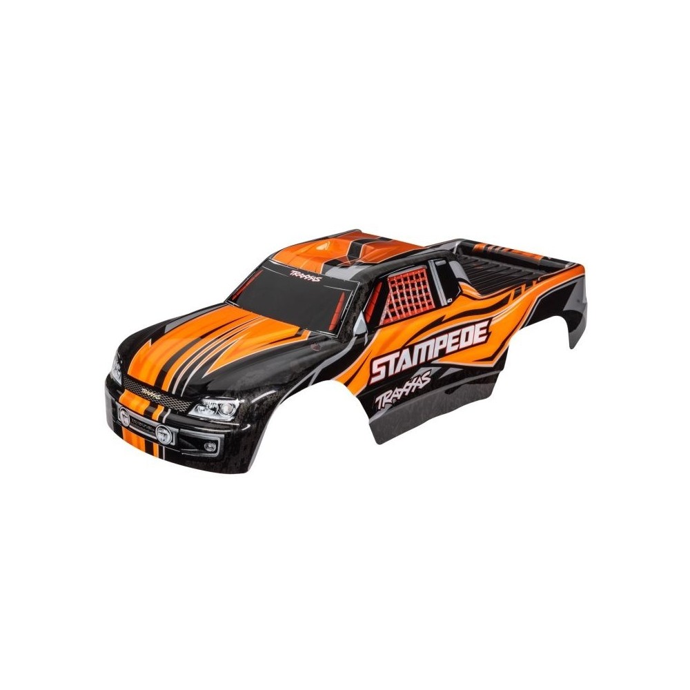 Carrocería Stampede naranja pintada Traxxas TRX3651T Carrocería Stampede naranja pintada Traxxas TRX3651T