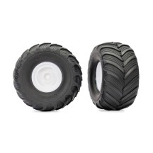 Neumáticos Terra Groove Traxxas llantas blancas TRX3663-WHT