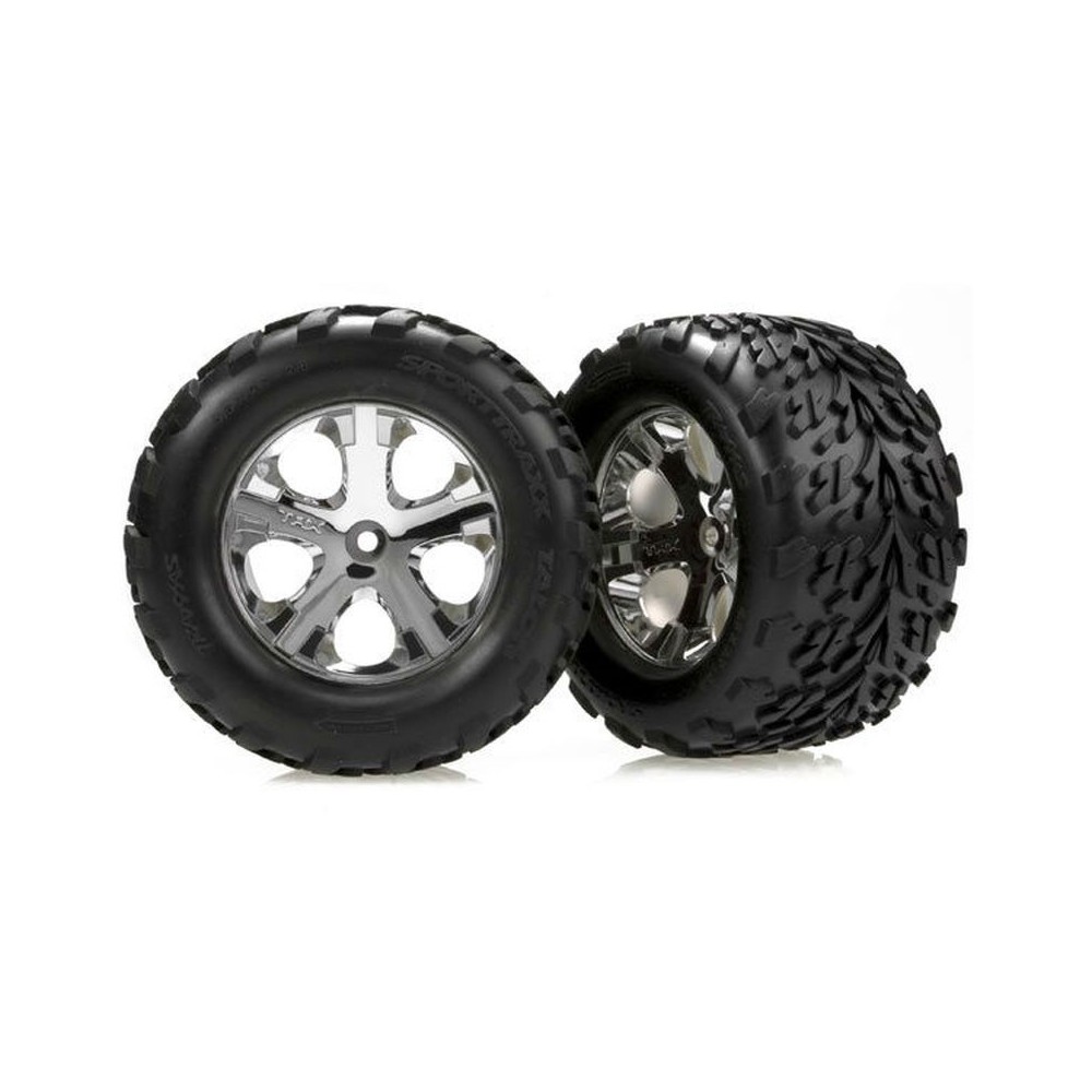 Ruedas 2.8 All-Star cromadas montadas Traxxas TRX3668 Ruedas 2.8 All-Star cromadas montadas Traxxas TRX3668