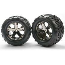 Ruedas 2.8 All-Star negras cromadas Traxxas TRX3668A