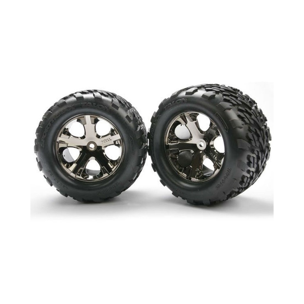 Ruedas 2.8 All-Star negras cromadas Traxxas TRX3668A Ruedas 2.8 All-Star negras cromadas Traxxas TRX3668A