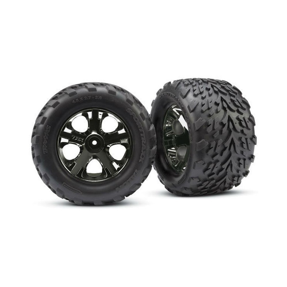Ruedas 2.8 All-Star negras cromadas Traxxas TRX3669A Ruedas 2.8 All-Star negras cromadas Traxxas TRX3669A