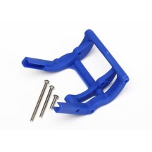 Soporte barra Wheelie tornillería azul Traxxas TRX3677X