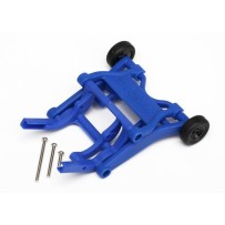 Barra Wheelie ensamblada azul para Slash, Stampede y Rustler Traxxas TRX3678X