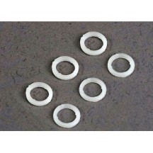 Traxxas White plastic washers (5x8x1.0mm) (6) TRX3685