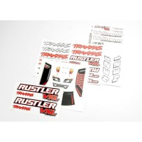 Hoja de calcomanías Rustler VXL Traxxas TRX3713R