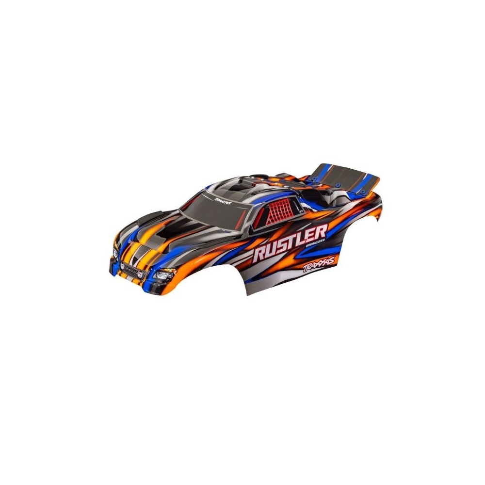 Carrocería Rustler naranja Traxxas TRX3721-ORNG