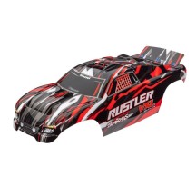 Carrocería Rustler VXL roja pintada Traxxas TRX3726
