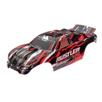 Carrocería Rustler VXL roja pintada Traxxas TRX3726