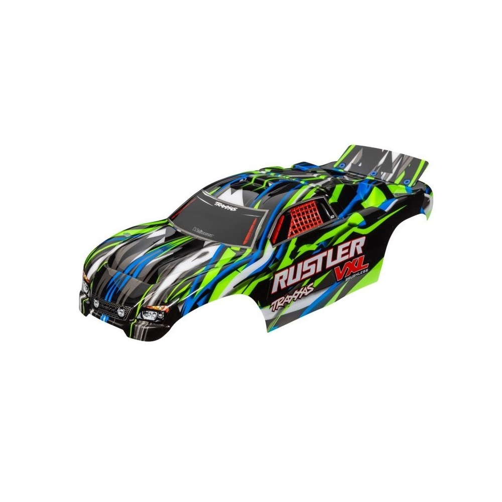 Carrocería Rustler VXL verde pintada Traxxas TRX3726G Carrocería Rustler VXL verde pintada Traxxas TRX3726G