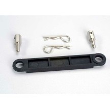 Traxxas Battery hold-down plate (black) TRX3727