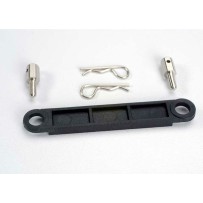Placa de sujeción de batería negra Traxxas TRX3727