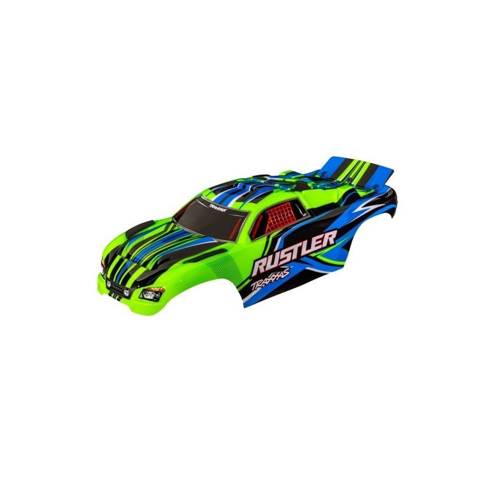Carrocería verde Rustler Traxxas TRX3734 Carrocería verde Rustler Traxxas TRX3734