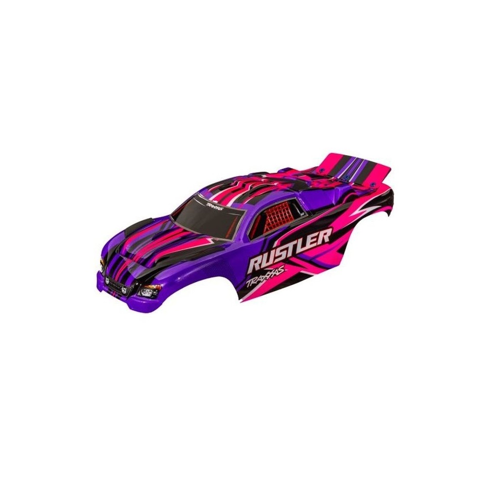 Carrocería rosa Rustler Traxxas TRX3734