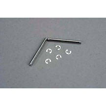 Traxxas Suspension pins 2.5x31.5mm (king pins) w e-clips (2) TRX3740