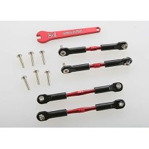 Varillas caída aluminio rojo delanteras Traxxas TRX3741X
