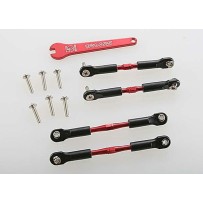 Varillas caída aluminio rojo delanteras Traxxas TRX3741X