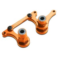 Palancas de dirección y varillaje de dirección de aluminio anodizado naranja Traxxas TRX3743T