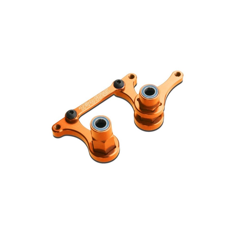 Palancas dirección varillaje aluminio naranja Traxxas TRX3743T