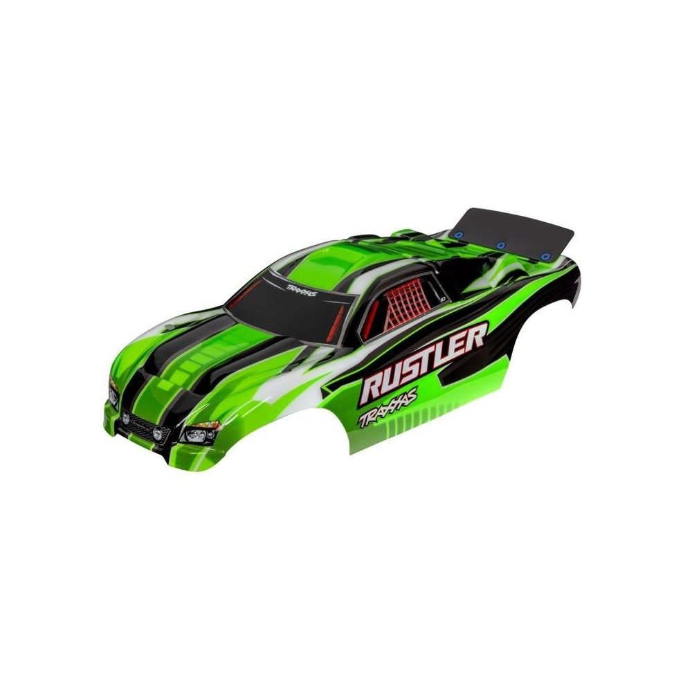 Carrocería Rustler verde pintada Traxxas TRX3750G Carrocería Rustler verde pintada Traxxas TRX3750G