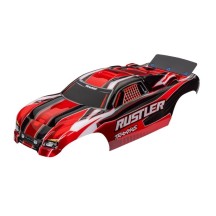 Carrocería Rustler rojo pintada Traxxas TRX3750R