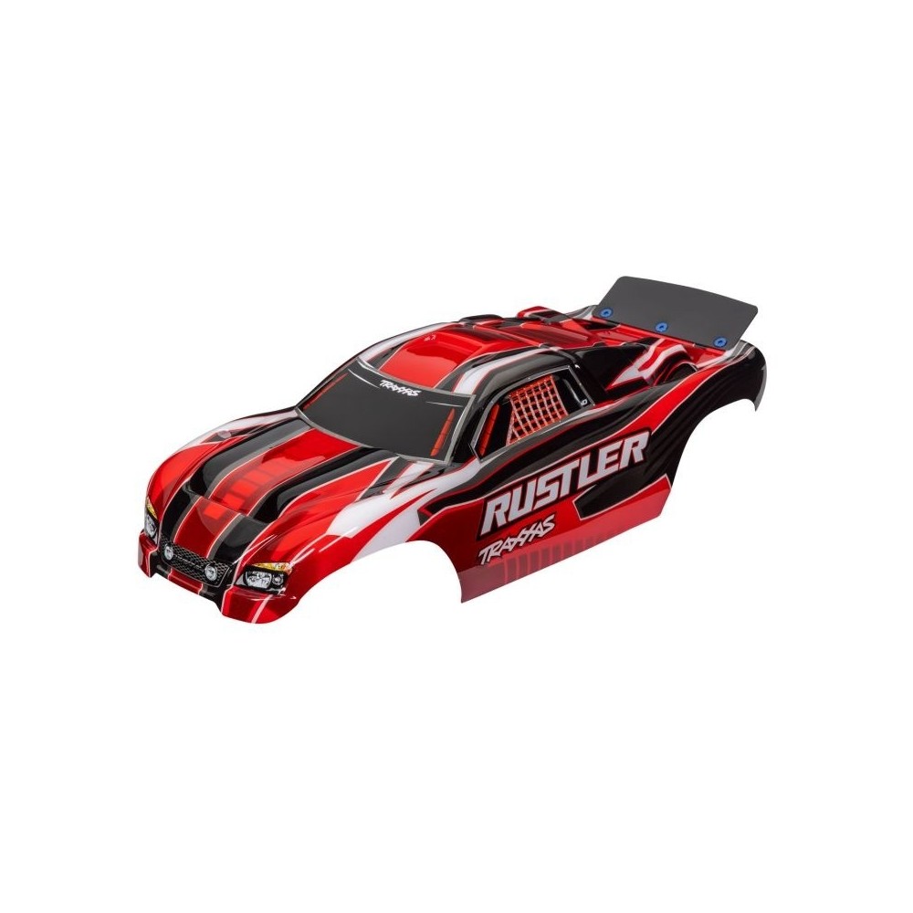 Carrocería Rustler rojo pintada Traxxas TRX3750R Carrocería Rustler rojo pintada Traxxas TRX3750R