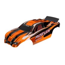Carrocería Rustler naranja pintada Traxxas TRX3750T
