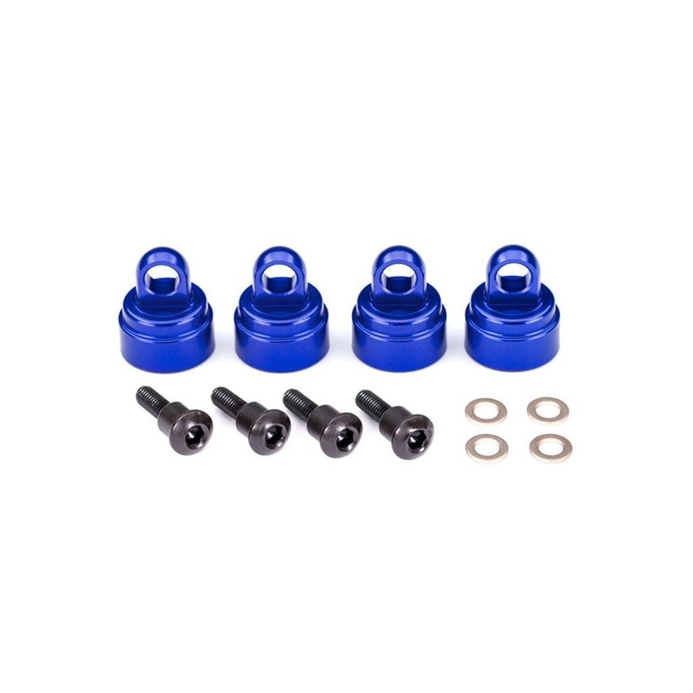 Tapas amortiguador aluminio anodizado azul Traxxas TRX3767A Tapas amortiguador aluminio anodizado azul Traxxas TRX3767A