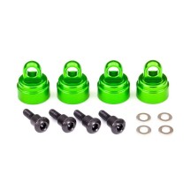Tapas amortiguador aluminio anodizado verde Traxxas TRX3767G