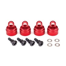 Tapas amortiguador aluminio anodizado rojo Traxxas TRX3767X