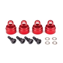 Tapas amortiguador aluminio anodizado rojo Traxxas TRX3767X