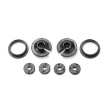 Traxxas Spring retainers upper lower (2) piston head set (2-hole) TRX3768